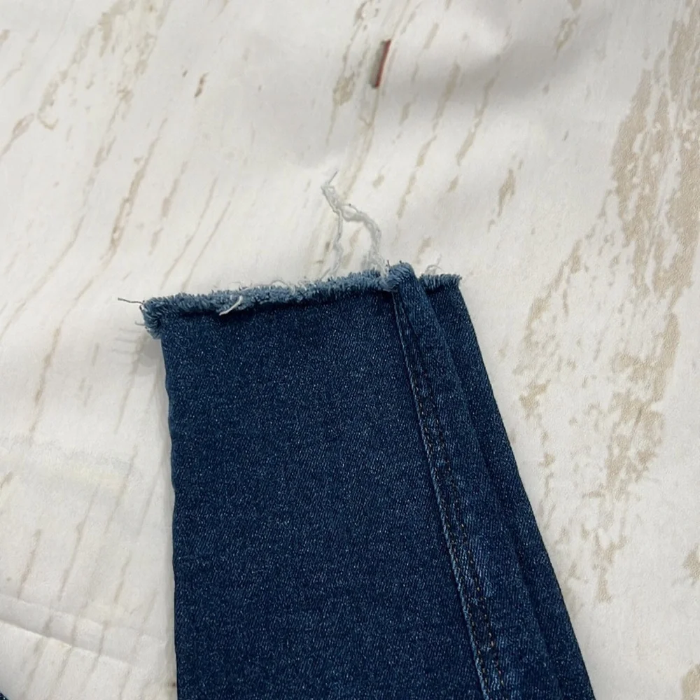 We The Free Jeans 28 High Waist Stretchy Dark Blue
